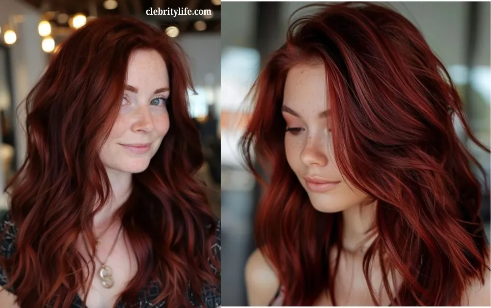 Cherry Red Hair: 10 Stunning Styles for a Bold New Look 2 Two Classic Cherry Red Hair Styles