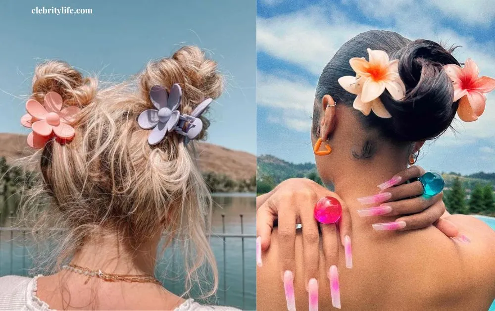 Elegant & Easy Claw Clip Hairstyles for Every Hair Type 9 Two Double Claw Clip Look Hairstyles