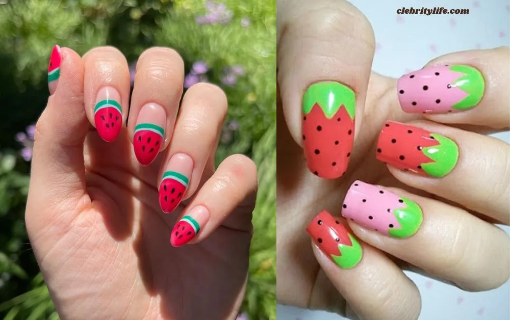 10 Adorable Nail Designs for Kids They’ll Love 10 Two Fruity Nail Designs for Kids