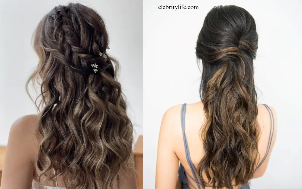 10 Stunning Black Hair Ideas for Stylish Everyday Looks 10 Two Half-Up, Half-Down back hair ideas