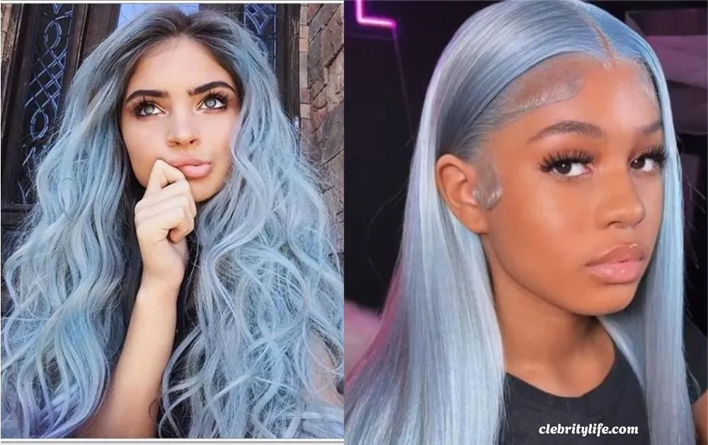 Blue Hair: Trendy Shades, Expert Styling & Care Tips 9 Two Icy Blue Hair styles Ideas