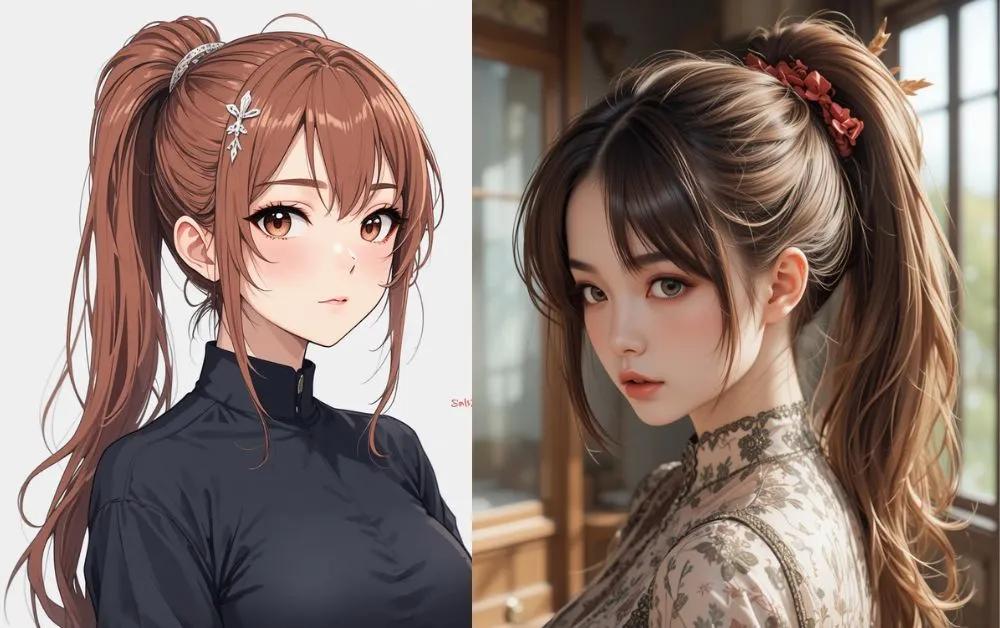 Top 10 Anime Hairstyles That Inspire Bold and Creative Looks 5 Two Ponytail anime Hairstyles for woman