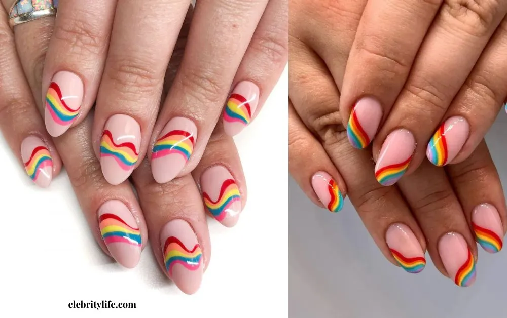 10 Adorable Nail Designs for Kids They’ll Love 6 Two Rainbow-Inspired Nail Designs for Kids