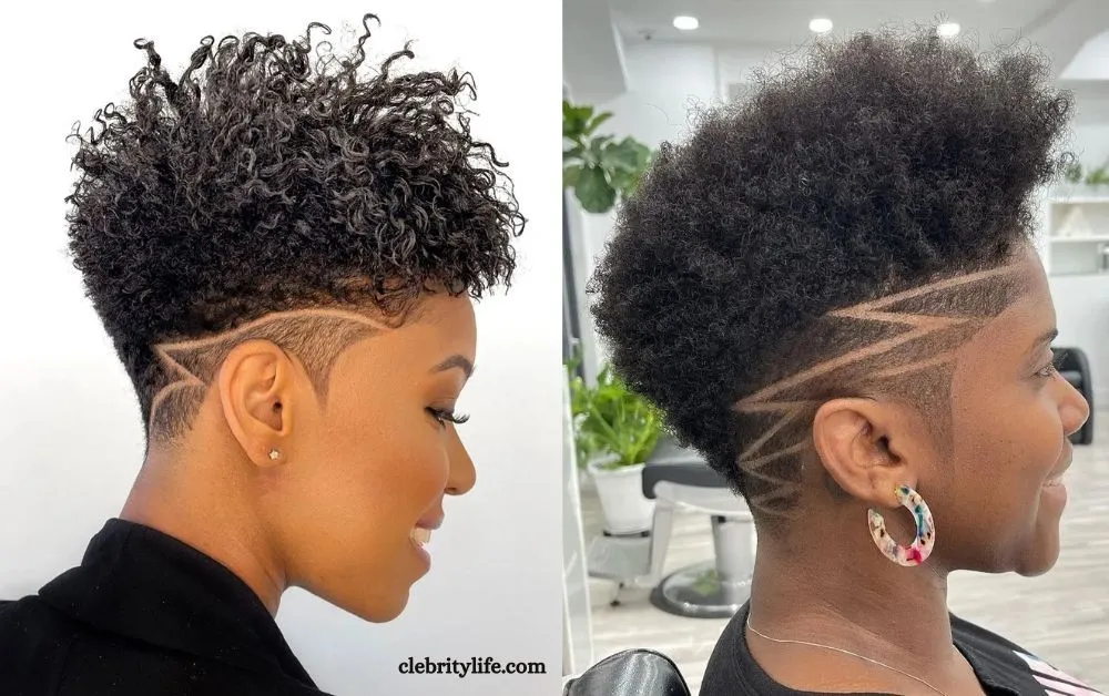 Stunning Afro Hairstyles for Every Face Shape 10 Two Short Afro Fade Styles