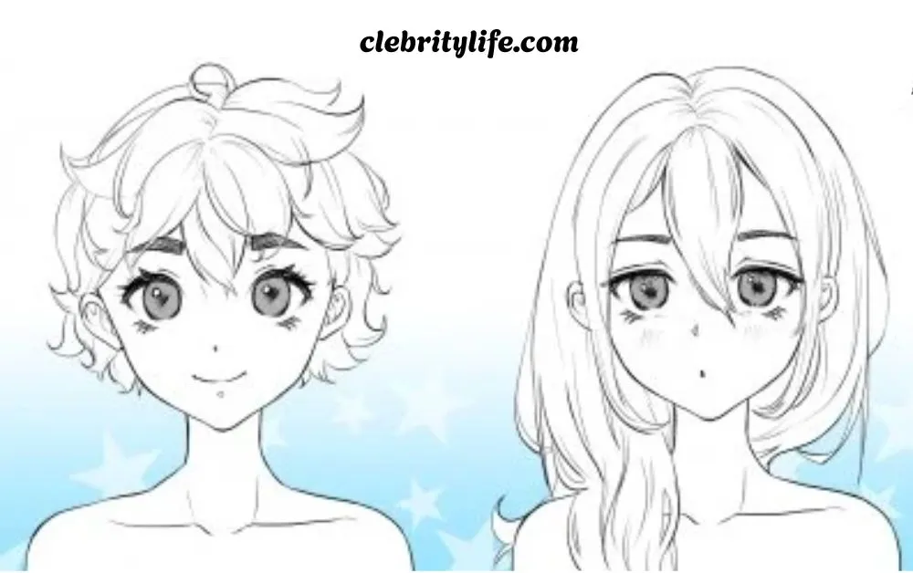 Hairstyles Drawing Ideas: Creative Ways to Master Hair Art 3 Two Study Different Face Shapes Before Drawing Hair of Hairstyles Drawing Ideas Ideas