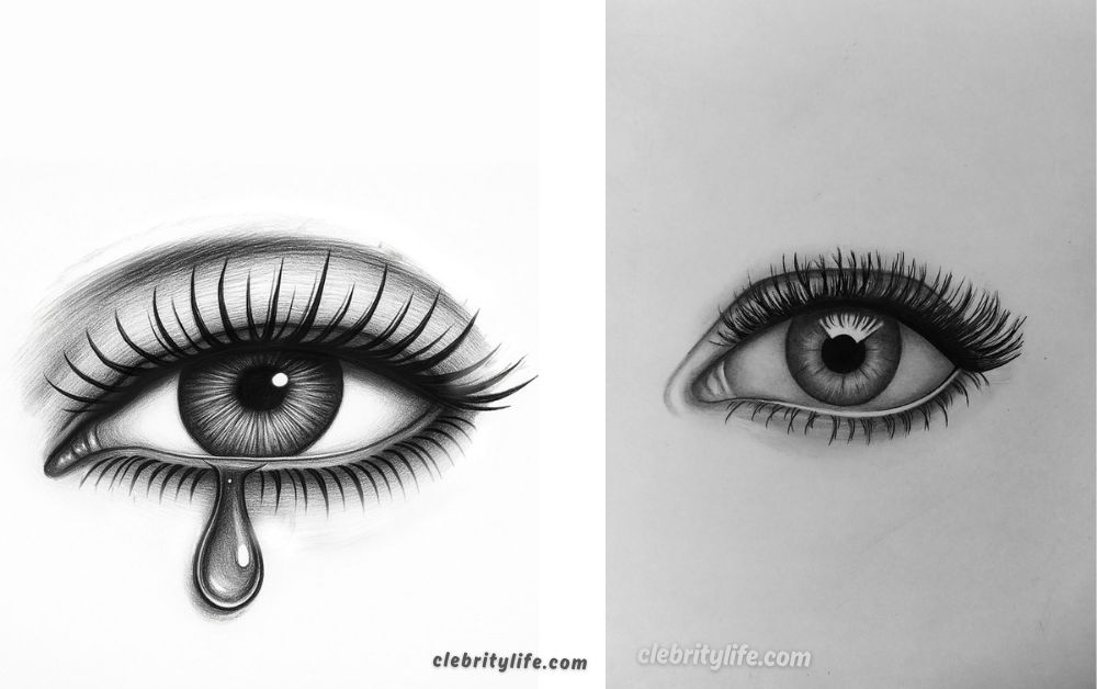 Eye Drawing: Learn to Draw Eyes Like a Professional Artist 9 Two close Eye Drawing Ideas