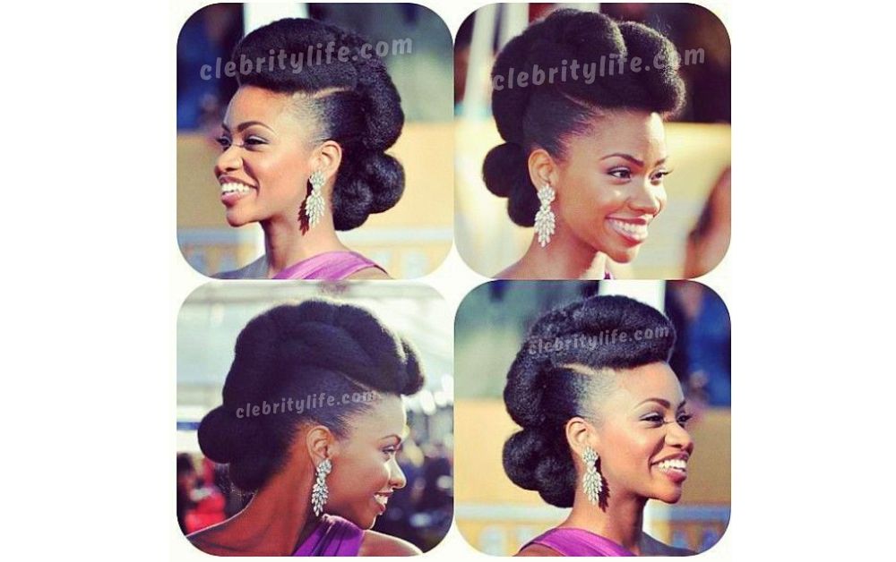 10 Elegant Natural Hair Updo Styles for Black Women 11 Elegant Roll and Tuck Updo for Natural Hair Styles for Black Women different look