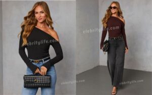 Off the Shoulder Top Outfit two ideas