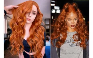 Orange Hair Black Women two ideas looks